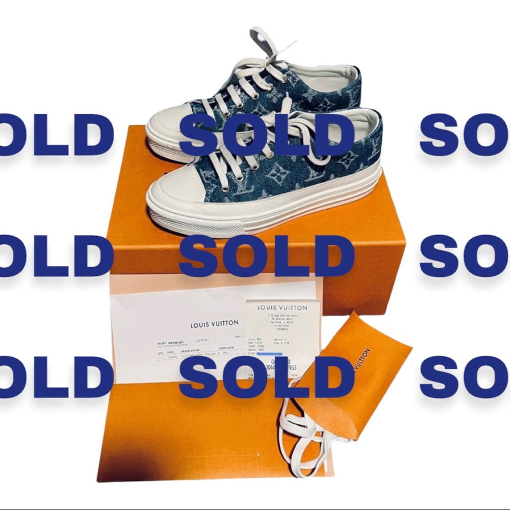 SOLD OFF PM Louis Vuitton Stellar sneakers - Picture 1 of 13